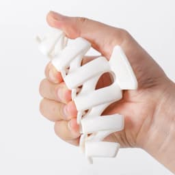 13cm Large Cross Safe Soft Silicone Hair Claw Clips Women's High Elastic Shark Grip Deformable Anti Collision Hair Accessories K