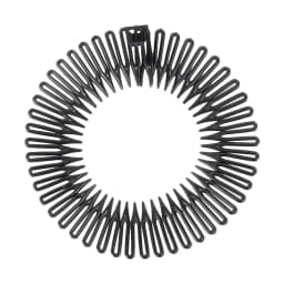 Plastic Full Circle Headbands Hair Hoop Band Clips Hairband Stretch Flexible Comb Teeth Face Wash Fixed Fashion Hair Accessories