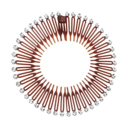 Plastic Full Circle Headbands Hair Hoop Band Clips Hairband Stretch Flexible Comb Teeth Face Wash Fixed Fashion Hair Accessories