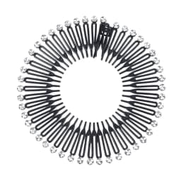 Plastic Full Circle Headbands Hair Hoop Band Clips Hairband Stretch Flexible Comb Teeth Face Wash Fixed Fashion Hair Accessories
