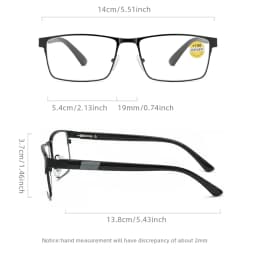 Vintage Metal Square Reading Glasses Men Classic Presbyopic Glasses Male Business Anti-blue Light Eyeglasses