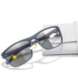 Classic Photochromic Reading Glasses for Unisex Square Frame for Presbyopia Anti Blue Light Blocking Eyewear for Far Sight