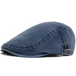 Spring Summer Watered Denim American Casual Retro Beret  Washed Old Street Forward Hat British Painter Newsboy Cap Visor