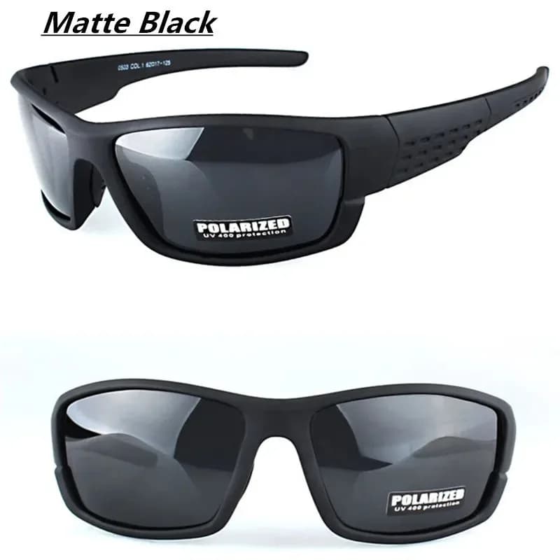 New Black Frame Glasses Sports Sunglasses Polarized Men and Women Brand Designers Driving Fishing Sun Glasses UV400