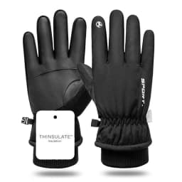 GTUBIKE Winter Warm Gloves for Outdoor Cycling Skiing Thickened Cold Resistant Glove Waterproof Touch Screen Camping Equipment