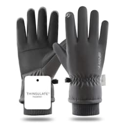 GTUBIKE Winter Warm Gloves for Outdoor Cycling Skiing Thickened Cold Resistant Glove Waterproof Touch Screen Camping Equipment