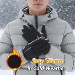 GTUBIKE Winter Warm Gloves for Outdoor Cycling Skiing Thickened Cold Resistant Glove Waterproof Touch Screen Camping Equipment