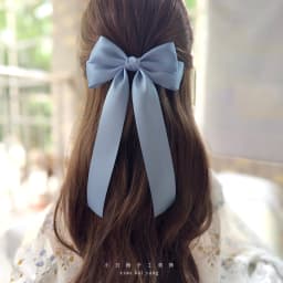 Korean Style Fashion Fabric Hair Bow Hairpin For Women Girls Ribbon Hair Clips Bowknot Spring Clip Female Hair Accessories