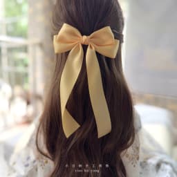 Korean Style Fashion Fabric Hair Bow Hairpin For Women Girls Ribbon Hair Clips Bowknot Spring Clip Female Hair Accessories