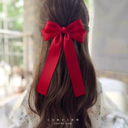 Korean Style Fashion Fabric Hair Bow Hairpin For Women Girls Ribbon Hair Clips Bowknot Spring Clip Female Hair Accessories