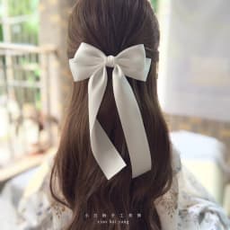 Korean Style Fashion Fabric Hair Bow Hairpin For Women Girls Ribbon Hair Clips Bowknot Spring Clip Female Hair Accessories