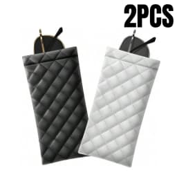 1/2/4Pcs Portable Squeeze Eyeglasses Case PU Leather Soft Sunglasses Bag Pouch Pocket Phone Sunglasses Eyewear Organizer Holder