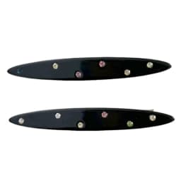 Korean Niche Design Sense Color Point Drill Acetic Acid Hairpin Women's Side Bangs Clip Duck Bill Clip Hairpin Clip Headdress