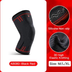 1 PC Knee Pads Strap Patella Medial Support Meniscus Silicone Compression Protection Sport Knee Braces Basketball Running Prot