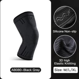 1 PC Knee Pads Strap Patella Medial Support Meniscus Silicone Compression Protection Sport Knee Braces Basketball Running Prot