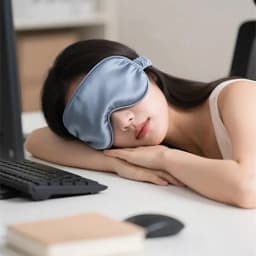 Double-Sided Silk Sleeping Eyeshade Light Blocking Breathable Travel Sleep Eye Mask Shields Protective Safety Goggle Eye Wear
