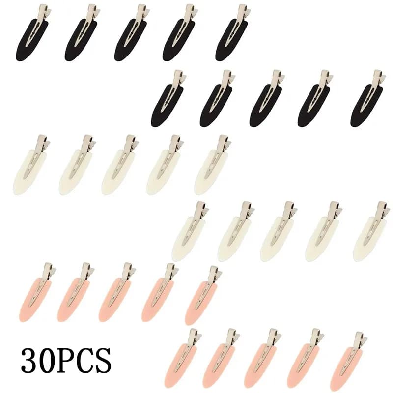 30pcs/Set Basic No Crease Hair Clips For Women Girls Hair Styling Makeup No Bend Hairpins Barrettes Fashion Hair Accessories