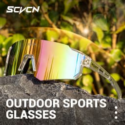 SCVCN Fashion Cycling Glasses Bike Baseball Sunglasses for Men UV400 Sports MTB Outdoor Goggles Bicycle Women Sunglasses Riding