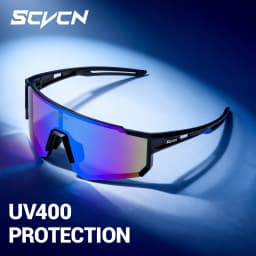 SCVCN Fashion Cycling Glasses Bike Baseball Sunglasses for Men UV400 Sports MTB Outdoor Goggles Bicycle Women Sunglasses Riding