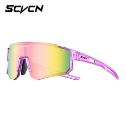 SCVCN Fashion Cycling Glasses Bike Baseball Sunglasses for Men UV400 Sports MTB Outdoor Goggles Bicycle Women Sunglasses Riding