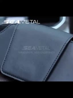 SEAMETAL Car Glasses Case Premium Suede/Leatherette Auto Sun Visor Glasses Holder Sunglasses Protective Case for Car Accessories
