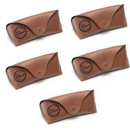 1/2/3/5/10 PCS Leather Soft Eyeglass Case For Men Women Glasses Box Bag Protector Case Accessories