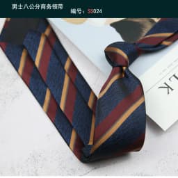Tie Gravatas Fashion Wholesale Woven 8 cm Striped Necktie Wedding Accessories Blue Man Dot Fit Group Party Office Neck Ties