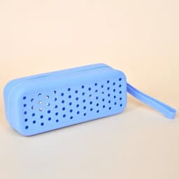 Portable Silicone Swim Goggle Case Perforated Breathable Eyeglasses Storage Bag Durable Swimming Goggles Protection Travel Use