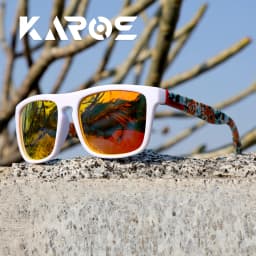 KAROS Polarized Sunglasses Unisex Driving Anti-Glare Goggles Outdoor Sport Fishing Cycling Glasses Travel Beach UV400 Eyeglasses