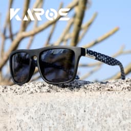 KAROS Polarized Sunglasses Unisex Driving Anti-Glare Goggles Outdoor Sport Fishing Cycling Glasses Travel Beach UV400 Eyeglasses
