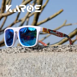 KAROS Polarized Sunglasses Unisex Driving Anti-Glare Goggles Outdoor Sport Fishing Cycling Glasses Travel Beach UV400 Eyeglasses