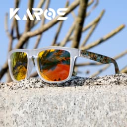 KAROS Polarized Sunglasses Unisex Driving Anti-Glare Goggles Outdoor Sport Fishing Cycling Glasses Travel Beach UV400 Eyeglasses