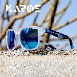 KAROS Polarized Sunglasses Unisex Driving Anti-Glare Goggles Outdoor Sport Fishing Cycling Glasses Travel Beach UV400 Eyeglasses