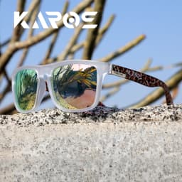 KAROS Polarized Sunglasses Unisex Driving Anti-Glare Goggles Outdoor Sport Fishing Cycling Glasses Travel Beach UV400 Eyeglasses