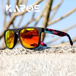 KAROS Polarized Sunglasses Unisex Driving Anti-Glare Goggles Outdoor Sport Fishing Cycling Glasses Travel Beach UV400 Eyeglasses
