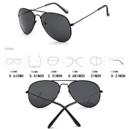 Ready Stock M'sia Original Men Sunglasses UV400 for Travel, Driving, Fashion Aviator Alloy Frame