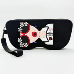 Flexible Silicone Eyeglass Pouch | Cute Goddess Style Eyewear Case for Women, Durable Travel Glasses Holder