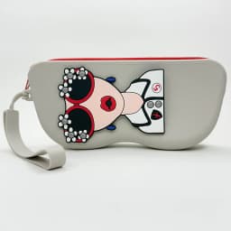 Flexible Silicone Eyeglass Pouch | Cute Goddess Style Eyewear Case for Women, Durable Travel Glasses Holder