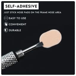 Self-adhesive Soft Foam Anti-slip Glasses Nose Pads Protection Eyeglass Sponge Bridg Instant Lifting Effect for Comfortable Wear