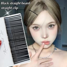 3.5CM Ultra-Invisible Black Straight Line Hair Clip Long-Lasting U-shaped Needle Lady Hairpins Curly Wavy Grips Women Bobby Pins