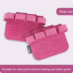 1 Pair Cowhide Weightlifting Gloves Four-finger Palm Protection Anti-slip Wear-resistant Fitness Sports Training Palm Guard