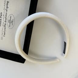 Korean Style High Sense Autumn Winter Narrow Version Gentle Texture Velvet Fine Solid Color Headband Hair Hoop Hair Accessories