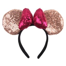 1pc Mouse Ears Headband Girls And Kids 4 Inch Polka Dot Bow Hairdband Holiday Party Travel DIY Hair Accessories