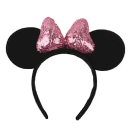 1pc Mouse Ears Headband Girls And Kids 4 Inch Polka Dot Bow Hairdband Holiday Party Travel DIY Hair Accessories