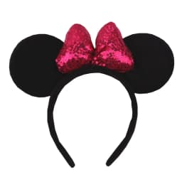 1pc Mouse Ears Headband Girls And Kids 4 Inch Polka Dot Bow Hairdband Holiday Party Travel DIY Hair Accessories