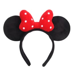 1pc Mouse Ears Headband Girls And Kids 4 Inch Polka Dot Bow Hairdband Holiday Party Travel DIY Hair Accessories