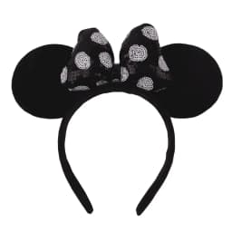 1pc Mouse Ears Headband Girls And Kids 4 Inch Polka Dot Bow Hairdband Holiday Party Travel DIY Hair Accessories
