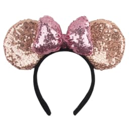 1pc Mouse Ears Headband Girls And Kids 4 Inch Polka Dot Bow Hairdband Holiday Party Travel DIY Hair Accessories