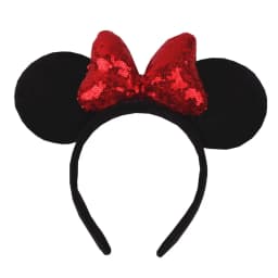 1pc Mouse Ears Headband Girls And Kids 4 Inch Polka Dot Bow Hairdband Holiday Party Travel DIY Hair Accessories