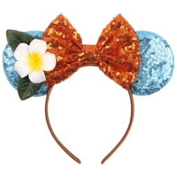 2023 Mouse Ears Headband For Girls Adults 5''Polka Dot Bow Hairband Festival Party Travel DIY Hair Accessories